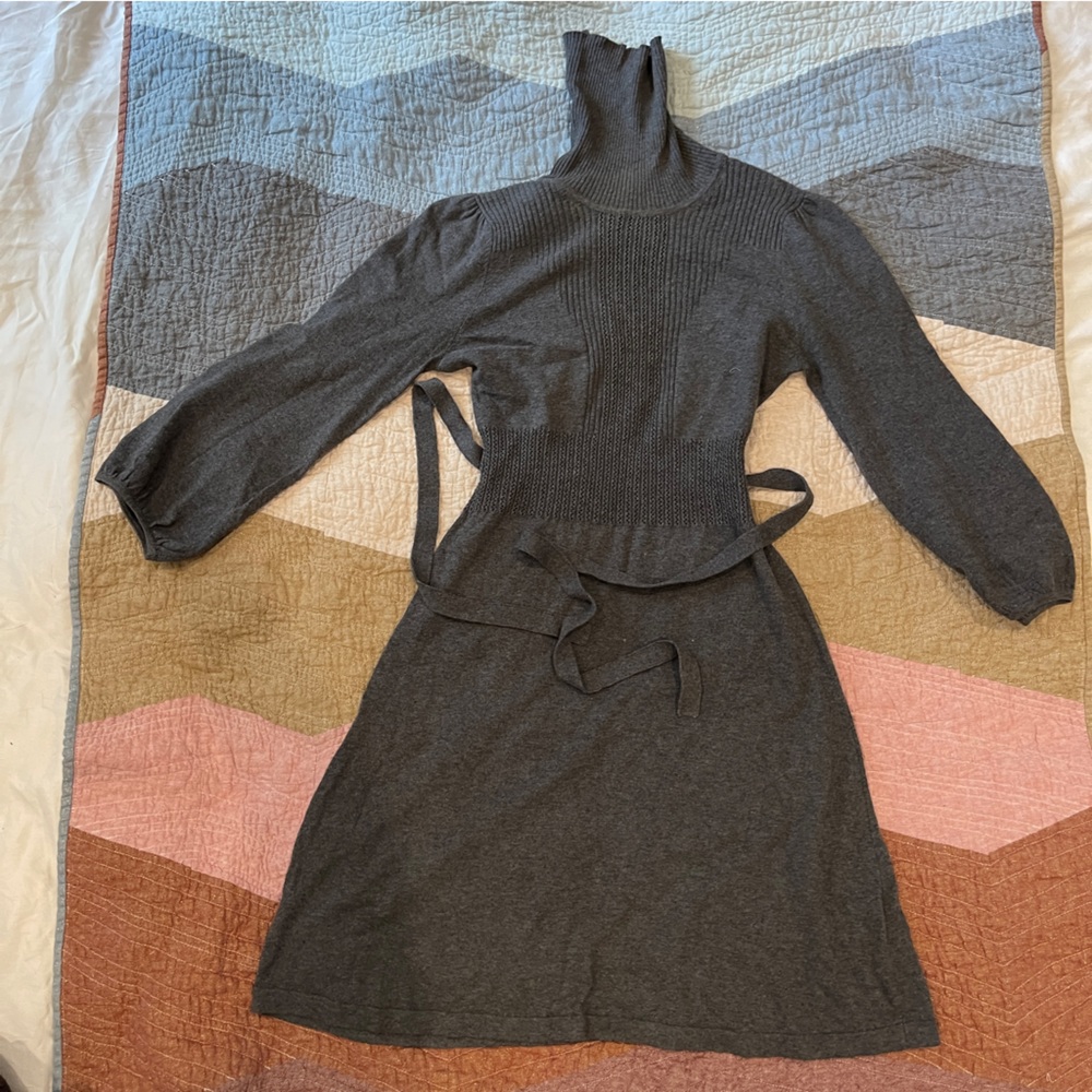 French Connection turtleneck cotton knit dress - 4